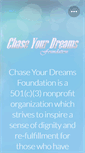 Mobile Screenshot of chaseyourdreams.org